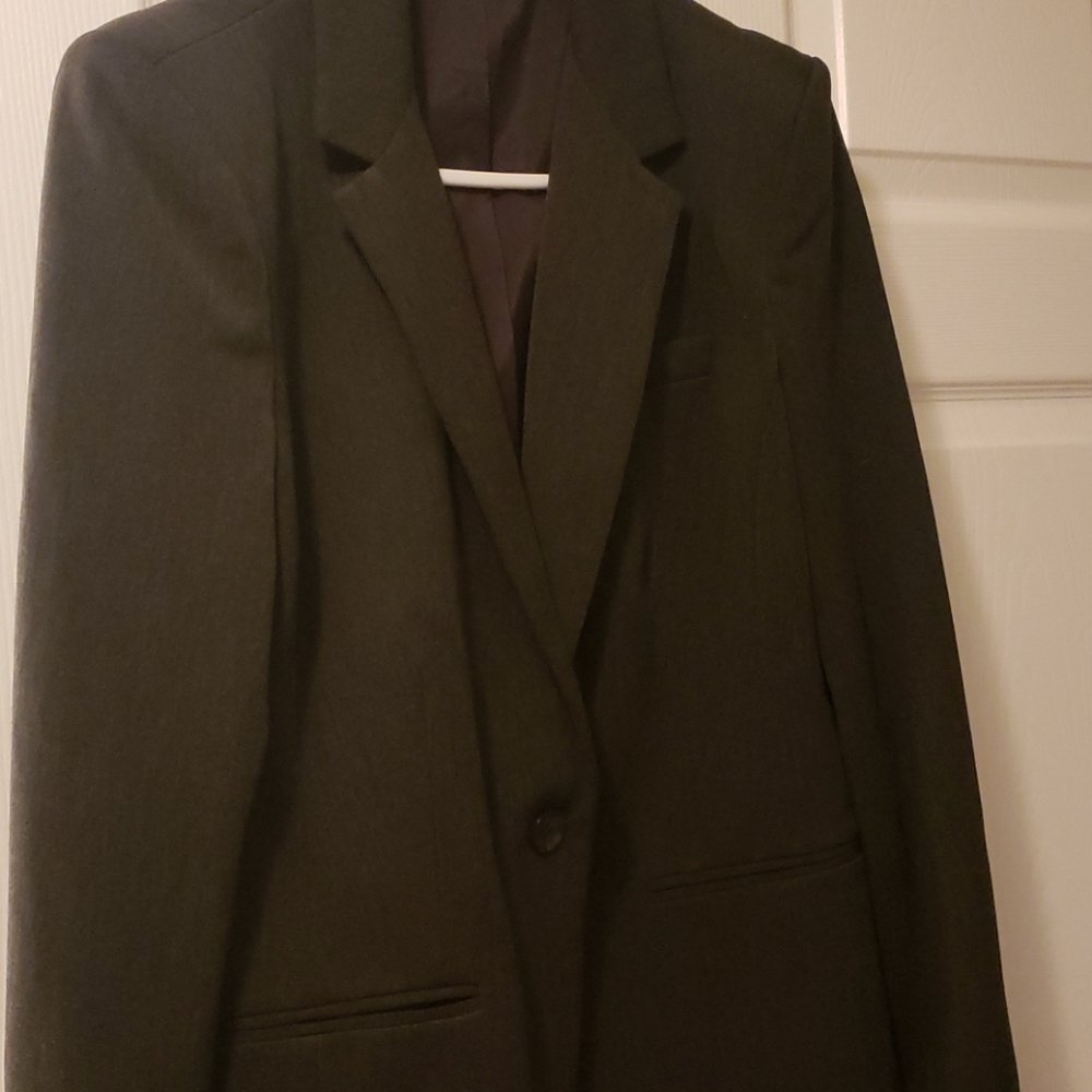 Express Size 12 Blazer - dark gray
